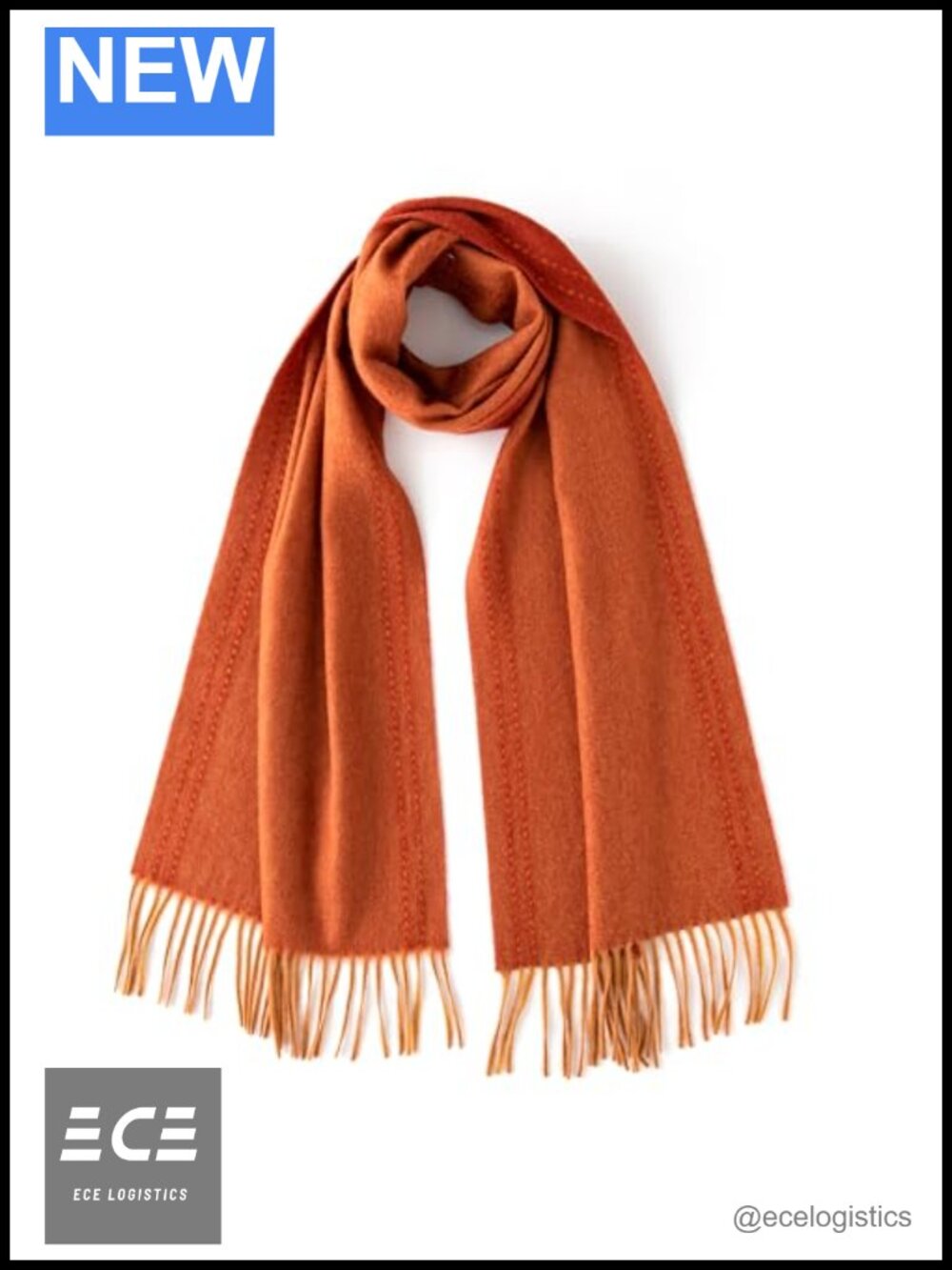 100% Pure Cashmere Thickened Winter Scarf for Women